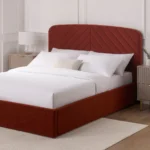 Button Tufted Bed - MZBDN06-RED - Image 2