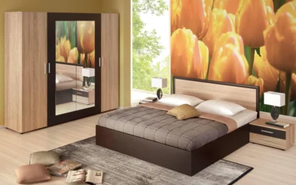 Brown Master Bedroom - MZBDR005