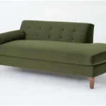 Velvet Arm Chaise - MZCH009