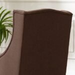 Chocolate Wingback Chair - MZCH017 - Image 3