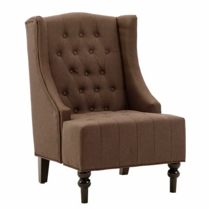 Chocolate Wingback Chair - MZCH017