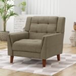 Wide Tufted Armchair - MZCH019 - Image 5
