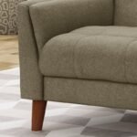 Wide Tufted Armchair - MZCH019 - Image 3