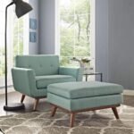 Arm Chair with Pouf - MZCH024