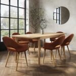 Dining Table Set with 6 Chairs - MZDRS020
