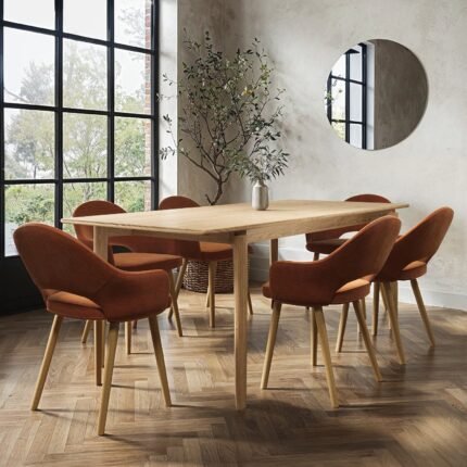 Dining Table Set with 6 Chairs - MZDRS020