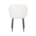 Dining Table Set with 6 Cream Boucle Chairs  - MZDRS011 - Image 5