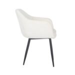 Dining Table Set with 6 Cream Boucle Chairs  - MZDRS011 - Image 2