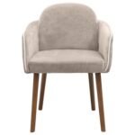 Neutral Ceramic Round Dining Table 4 Dining Chairs - MZDRS013 - Image 3