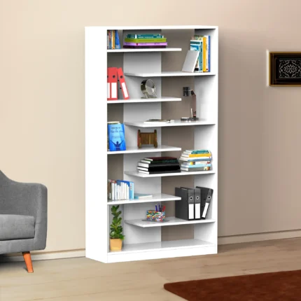 Frosty white Bookshelf - MZDU004