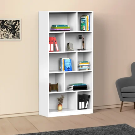 Frosty white Bookshelf - MZDU008