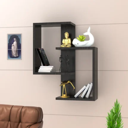 Thai Teak Wall Shelf - MZDU021