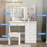 Modern Makeup Vanity - MZKV004 - Image 7