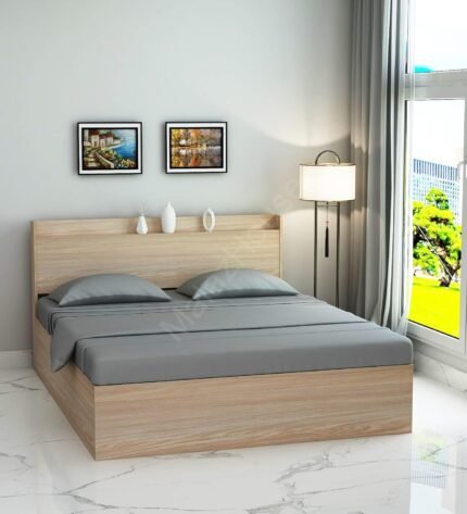 Wooden Storage Bed - MZSBN003