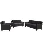 Black Living Room Set - MZSS004 - Image 3