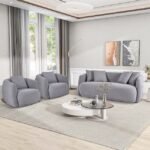 Gray Living Room Set - MZSS005