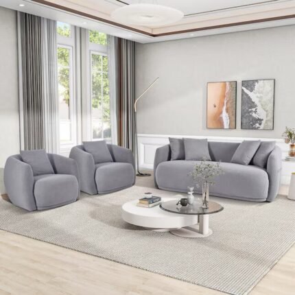 Gray Living Room Set - MZSS005