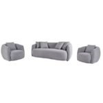Gray Living Room Set - MZSS005 - Image 2