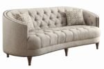 Royal Tufted Curved Sofa Set - MZSS007 - Image 2