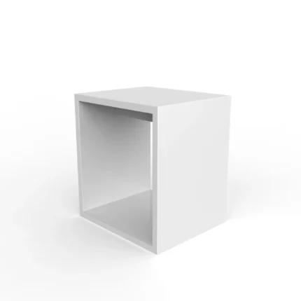 Frosty White Side Table - MZST006