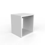 Frosty White Side Table - MZST006 - Image 2