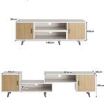 TV Stand with Storage Cabinet - MZTV0150 - Image 5