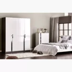 4-Door Wardrobe - MZWD012 - Image 4