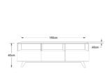 Modern tv unit, 160cm - MZTV159 - Image 4