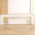 TV Unit, 160cm White - MZTV100 - Image 5