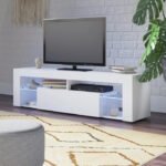 TV Unit, 160cm White - MZTV100 - Image 3