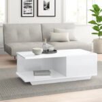 Coffee Table, 90cm White - MZCT011 - Image 3