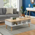 Coffee Table, White - MZCT012 - Image 3