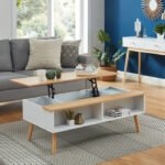 Coffee Table, White - MZCT012 - Image 4