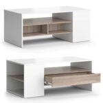 Coffee Table, White*Beige - MZCT013 - Image 3