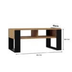 Coffee Table, Black*Beige - MZCT004 - Image 5