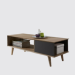 Coffee Table, 120cm Gray X Beige - MZCT010 - Image 2