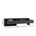 Modern TV Unit,  Gray - MZTV91 - Image 3