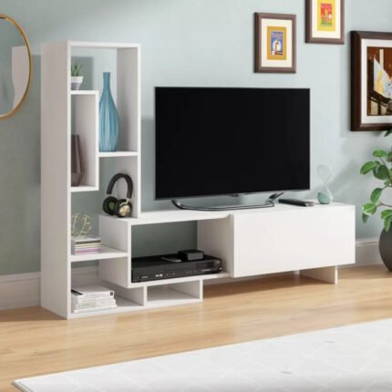 TV Unit, 160cm White - MZTV95